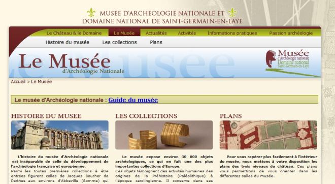musée d'archéologie nationale