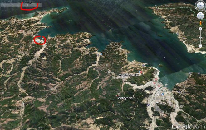 Toute la région après le tsunami.